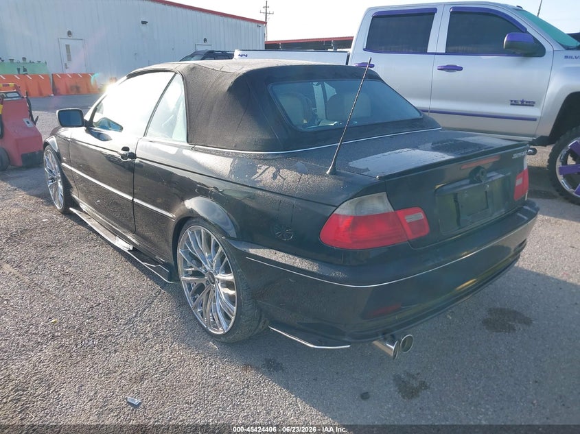 2002 BMW 3er VIN WBABS33492PG83412 IAAI salvage auction — UNDERCARRIAGE, Salvage (Louisiana), sold $475 on 2026-07-08 (photo 3)