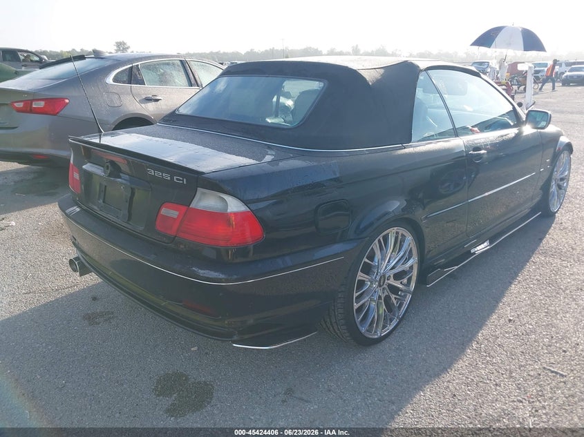 2002 BMW 3er VIN WBABS33492PG83412 IAAI salvage auction — UNDERCARRIAGE, Salvage (Louisiana), sold $475 on 2026-07-08 (photo 4)