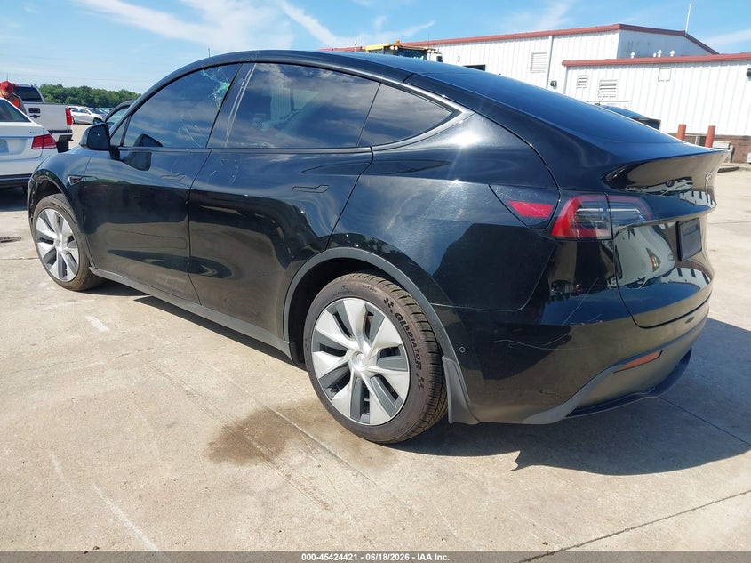 2021 Tesla Model y VIN 5YJYGDEE1MF258528 IAAI salvage auction — LEFT SIDE, Clear (Texas), sold $6,550 on 2026-07-21 (photo 3)