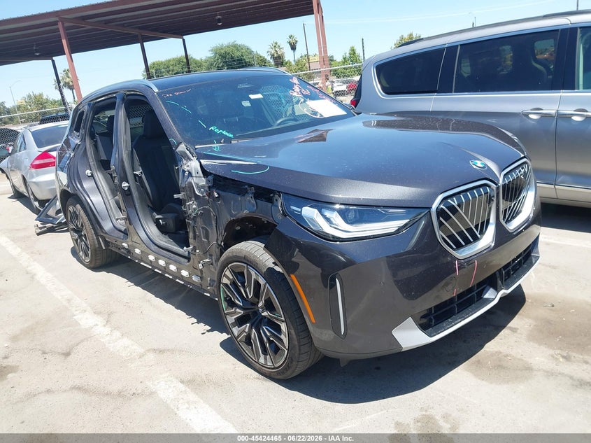 2025 BMW X3 VIN 5UX53GP0XS9Z54988 IAAI salvage auction — RIGHT SIDE, Salvage Title, sold $20,300 on 2026-07-28 (photo 1)