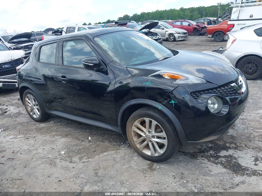 2016 Nissan Juke VIN JN8AF5MV1GT654413 IAAI salvage auction — RIGHT FRONT, Salvage Title, sold $1,550 on 2026-07-26 (photo 1)