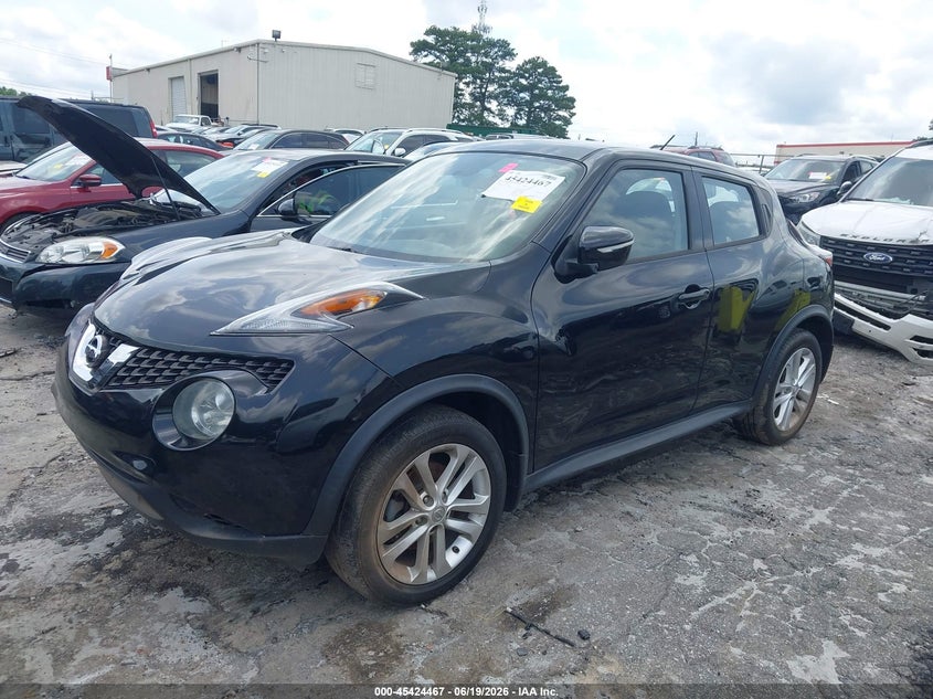 2016 Nissan Juke VIN JN8AF5MV1GT654413 IAAI salvage auction — RIGHT FRONT, Salvage Title, sold $1,550 on 2026-07-26 (photo 2)