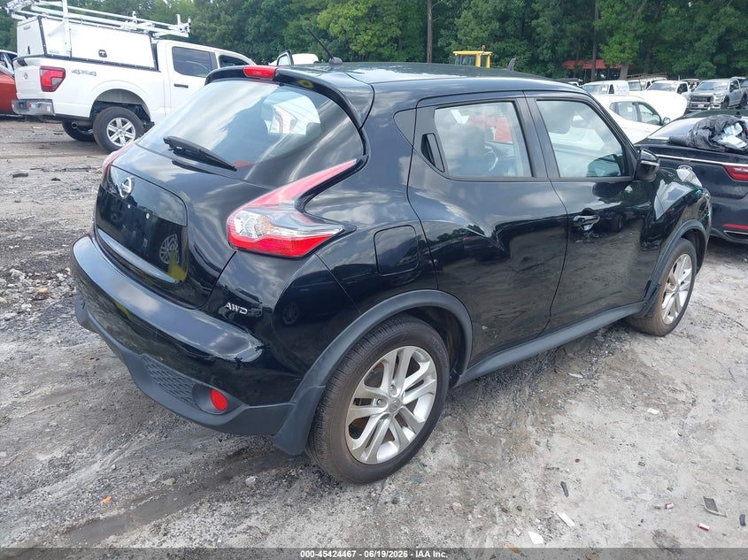 2016 Nissan Juke VIN JN8AF5MV1GT654413 IAAI salvage auction — RIGHT FRONT, Salvage Title, sold $1,550 on 2026-07-26 (photo 4)