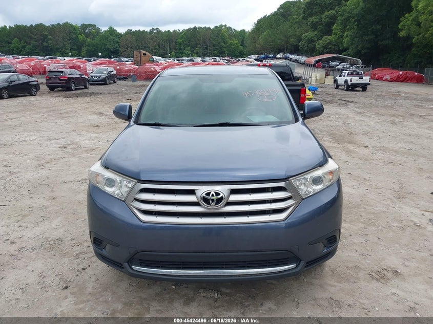 2013 Toyota Highlander VIN 5TDZA3EH6DS041935 IAAI salvage auction — NORMAL WEAR, Clear (Georgia), sold $3,800 on 2026-07-17 (photo 6)