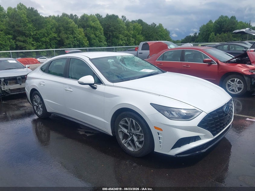 2020 Hyundai Sonata VIN 5NPEF4JA8LH014805 IAAI salvage auction — LEFT FRONT, Salvage (North Carolina), sold $4,800 on 2026-07-22 (photo 1)