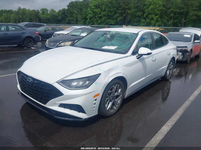 2020 Hyundai Sonata VIN 5NPEF4JA8LH014805 IAAI salvage auction — LEFT FRONT, Salvage (North Carolina), sold $4,800 on 2026-07-22 (photo 2)