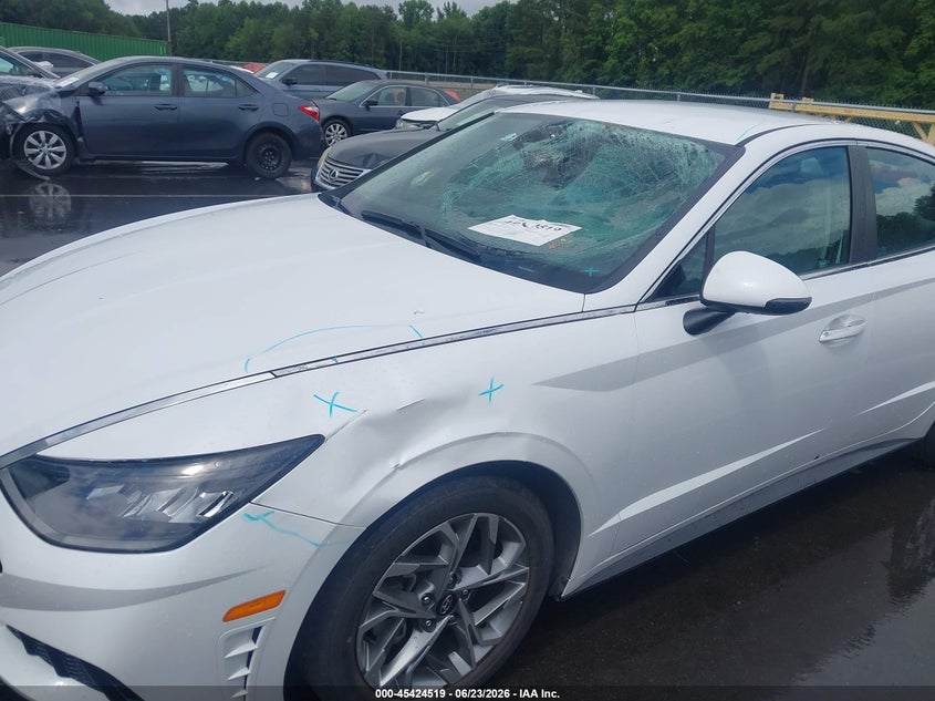 2020 Hyundai Sonata VIN 5NPEF4JA8LH014805 IAAI salvage auction — LEFT FRONT, Salvage (North Carolina), sold $4,800 on 2026-07-22 (photo 6)