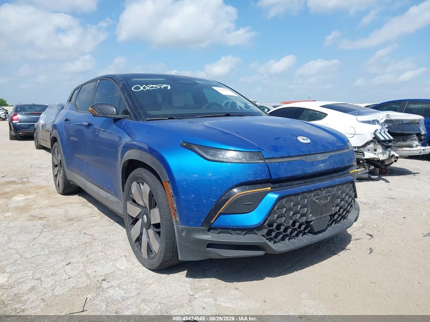2023 Fisker Ocean VIN VCF1ZBU26PG002578 IAAI salvage auction — FRONT END, Nrc Lienholder Repossession Paperwork (Texas), sold $6,600 on 2026-07-20 (photo 1)