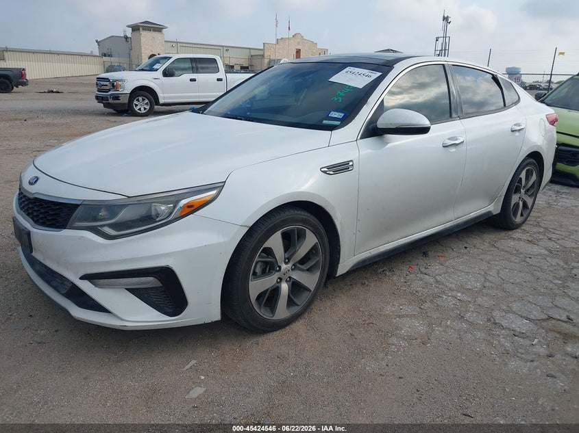 2019 Kia Optima VIN 5XXGT4L38KG374747 IAAI salvage auction — REPOSSESSION, Nrc Lienholder Repossession Paperwork (Texas), sold $4,050 on 2026-07-13 (photo 2)