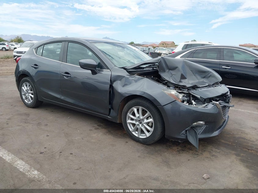 2014 Mazda 3 VIN JM1BM1L72E1110626 IAAI salvage auction — RIGHT FRONT, Salvage (Arizona), sold $575 on 2026-07-07 (photo 1)