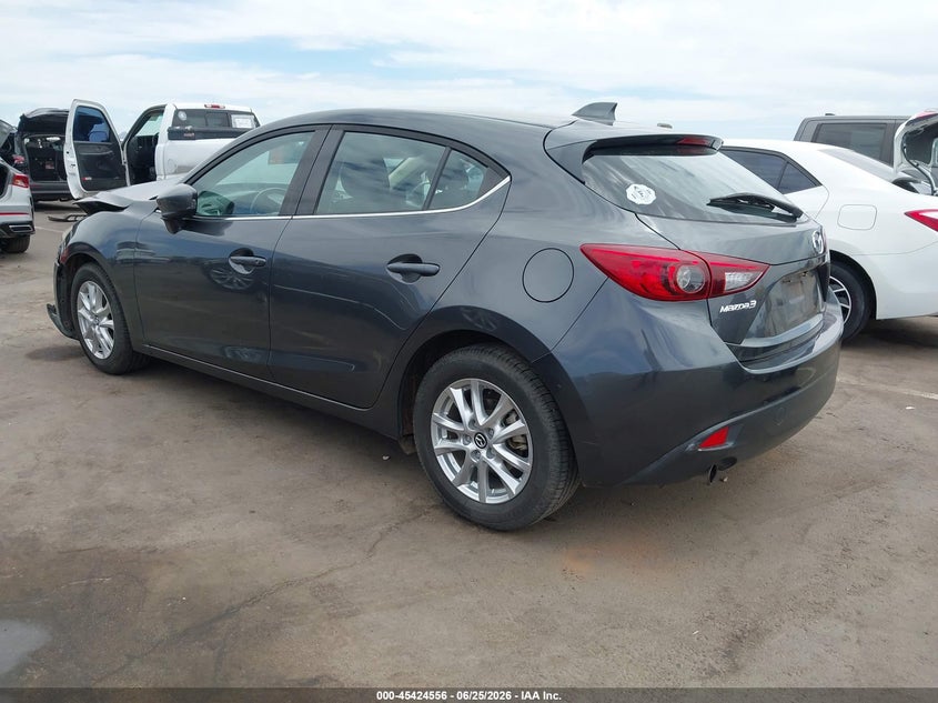 2014 Mazda 3 VIN JM1BM1L72E1110626 IAAI salvage auction — RIGHT FRONT, Salvage (Arizona), sold $575 on 2026-07-07 (photo 3)