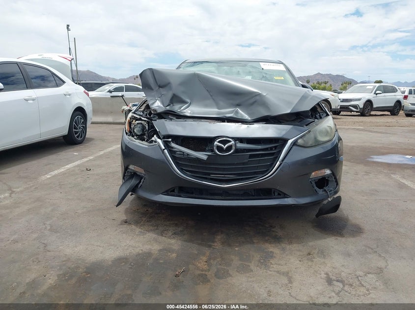 2014 Mazda 3 VIN JM1BM1L72E1110626 IAAI salvage auction — RIGHT FRONT, Salvage (Arizona), sold $575 on 2026-07-07 (photo 6)