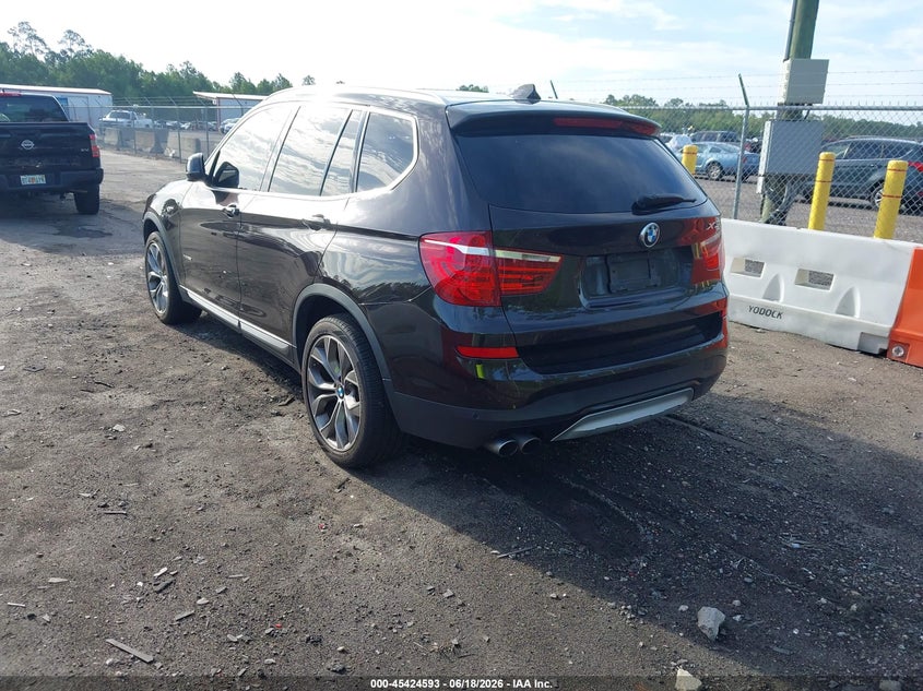 2016 BMW X3 VIN 5UXWX9C58G0D64843 IAAI salvage auction — NORMAL WEAR, Clear (Florida), sold $1,650 on 2026-07-21 (photo 3)