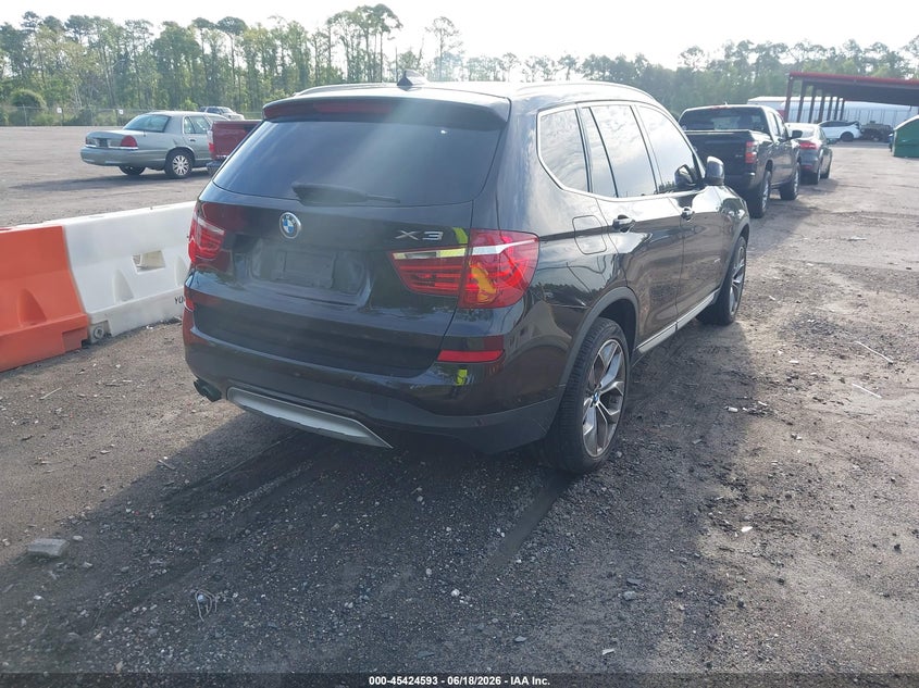 2016 BMW X3 VIN 5UXWX9C58G0D64843 IAAI salvage auction — NORMAL WEAR, Clear (Florida), sold $1,650 on 2026-07-21 (photo 4)