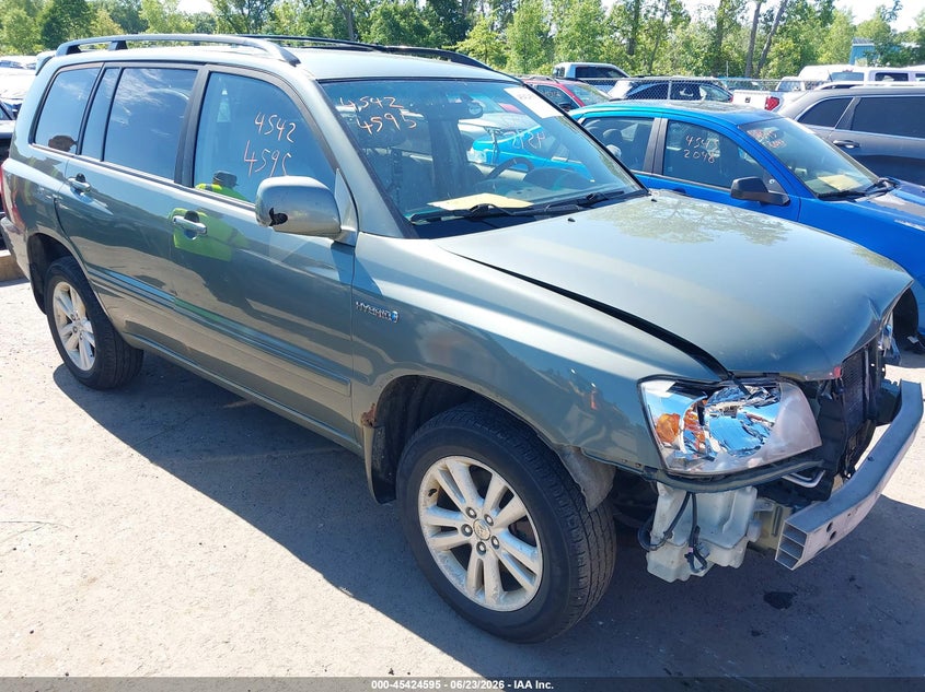 2007 Toyota Highlander VIN JTEHW21A070040721 IAAI salvage auction — FRONT END, Salvage (Ohio), sold $25 on 2026-07-21 (photo 1)