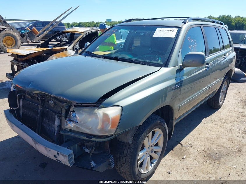 2007 Toyota Highlander VIN JTEHW21A070040721 IAAI salvage auction — FRONT END, Salvage (Ohio), sold $25 on 2026-07-21 (photo 2)