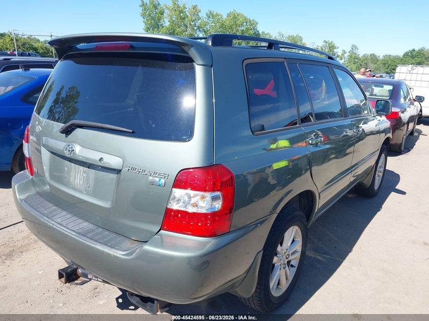 2007 Toyota Highlander VIN JTEHW21A070040721 IAAI salvage auction — FRONT END, Salvage (Ohio), sold $25 on 2026-07-21 (photo 4)