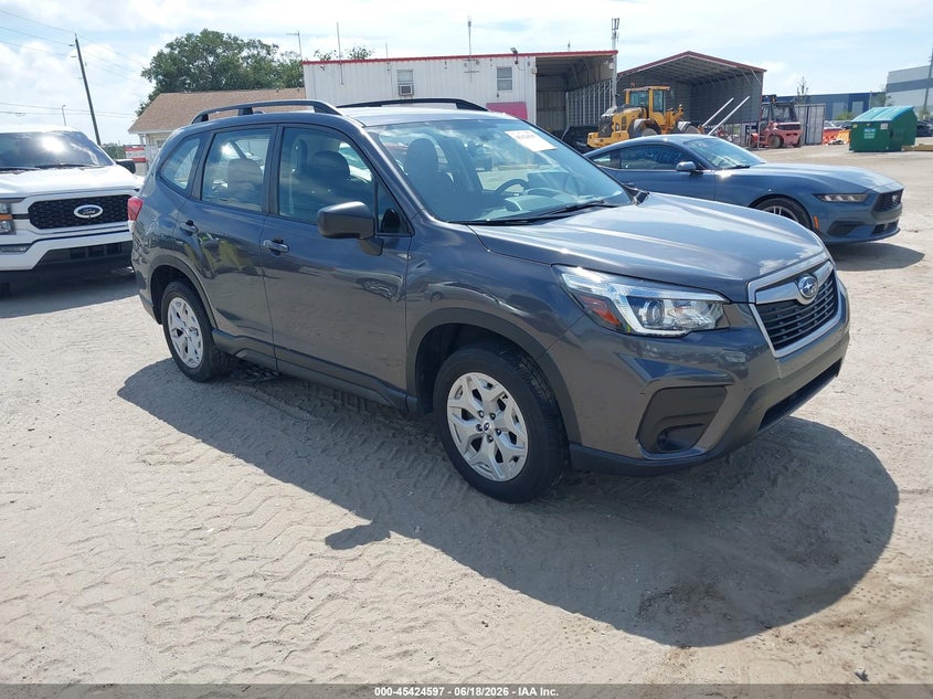 2020 Subaru Forester VIN JF2SKADC7LH592257 IAAI salvage auction — LEFT REAR, Rebuildable (Florida), sold $4,450 on 2026-07-14 (photo 1)