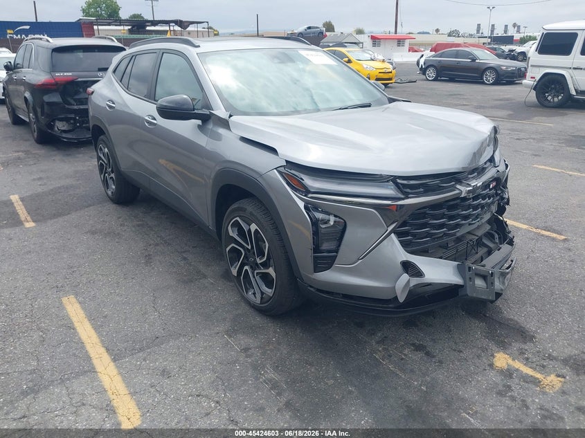 2024 Chevrolet Trax VIN KL77LJE25RC128491 IAAI salvage auction — LEFT FRONT, Salvage (California), sold $9,100 on 2026-07-12 (photo 1)