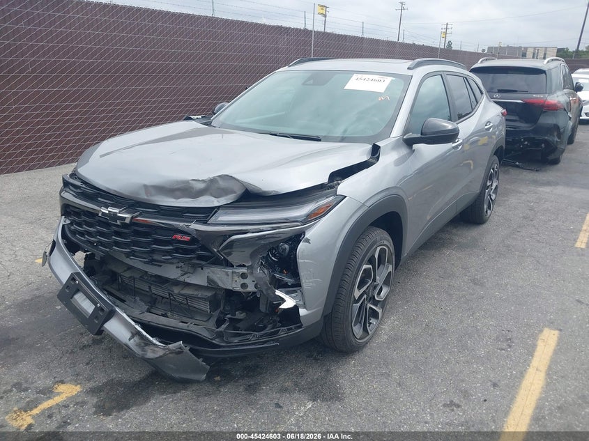 2024 Chevrolet Trax VIN KL77LJE25RC128491 IAAI salvage auction — LEFT FRONT, Salvage (California), sold $9,100 on 2026-07-12 (photo 2)