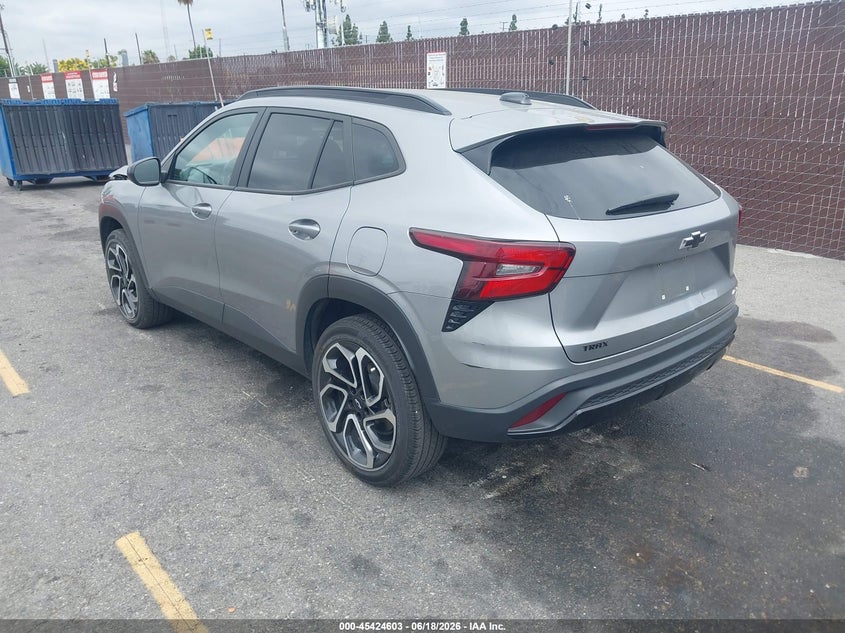 2024 Chevrolet Trax VIN KL77LJE25RC128491 IAAI salvage auction — LEFT FRONT, Salvage (California), sold $9,100 on 2026-07-12 (photo 3)