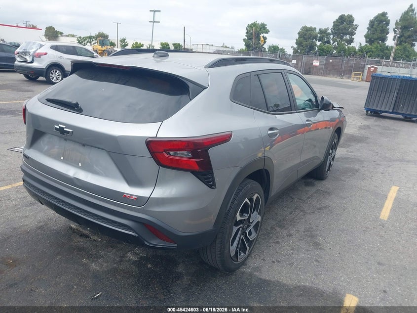2024 Chevrolet Trax VIN KL77LJE25RC128491 IAAI salvage auction — LEFT FRONT, Salvage (California), sold $9,100 on 2026-07-12 (photo 4)