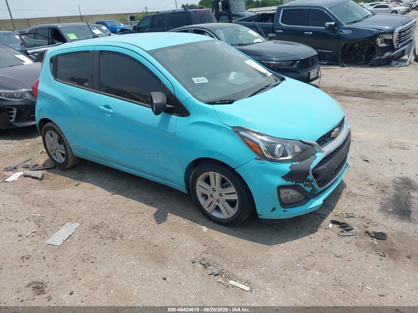 2021 Chevrolet Spark VIN KL8CB6SA3MC221590 IAAI salvage auction — RIGHT SIDE, Original (Texas), sold $1,350 on 2026-07-22 (photo 1)