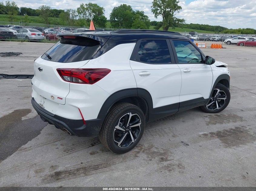 2022 Chevrolet Trailblazer VIN KL79MUSL0NB017920 IAAI salvage auction — FRONT END, Salvage (Iowa), sold $1,750 on 2026-07-28 (photo 4)