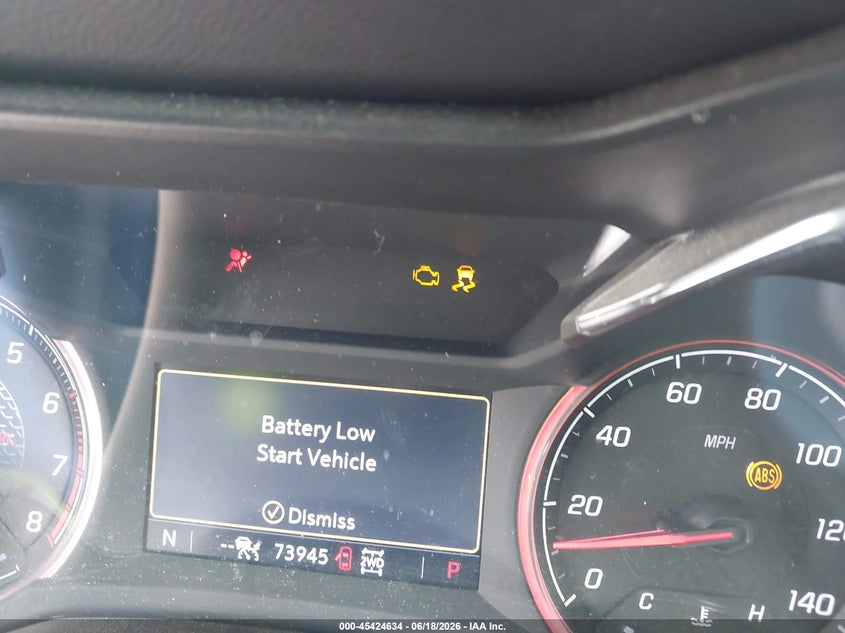 2022 Chevrolet Trailblazer VIN KL79MUSL0NB017920 IAAI salvage auction — FRONT END, Salvage (Iowa), sold $1,750 on 2026-07-28 (photo 7)