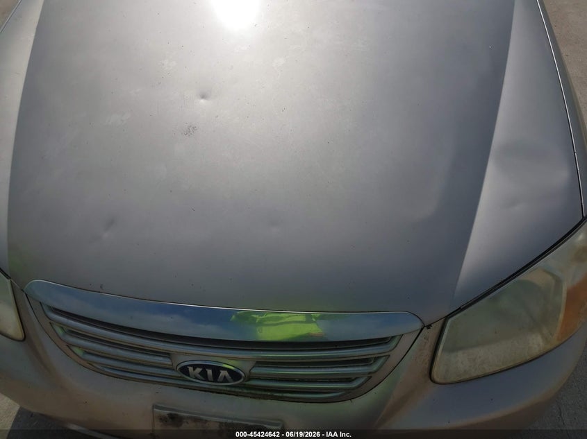 2007 Kia Spectra VIN KNAFE121275450007 IAAI salvage auction — HAIL, Original (Texas), sold $325 on 2026-07-17 (photo 6)