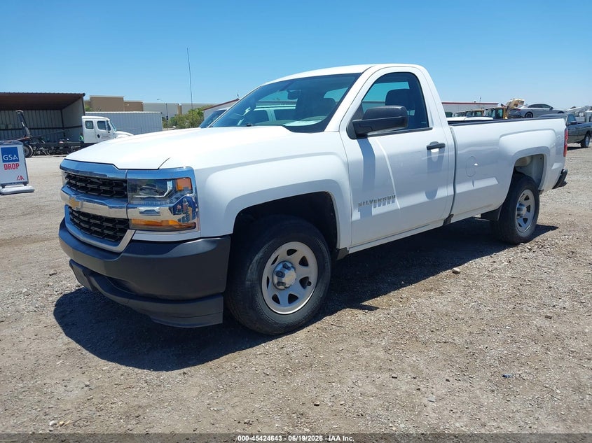 2017 Chevrolet Silverado 1500 VIN 1GCNCNEH7HZ121284 IAAI salvage auction — FRONT & REAR, SF97 (California), sold $9,100 on 2026-07-29 (photo 2)