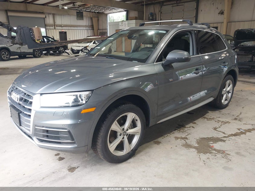 2020 Audi Q5 VIN WA1ANAFY6L2010950 IAAI salvage auction — SIDE, Salvage (North Carolina), sold $7,950 on 2026-07-16 (photo 2)