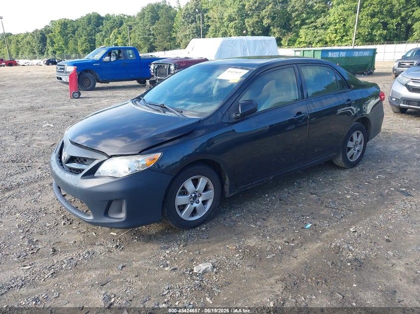 2011 Toyota Corolla VIN JTDBU4EE8B9135346 IAAI salvage auction — FRONT END, Salvage (Georgia), sold $1,300 on 2026-07-16 (photo 2)