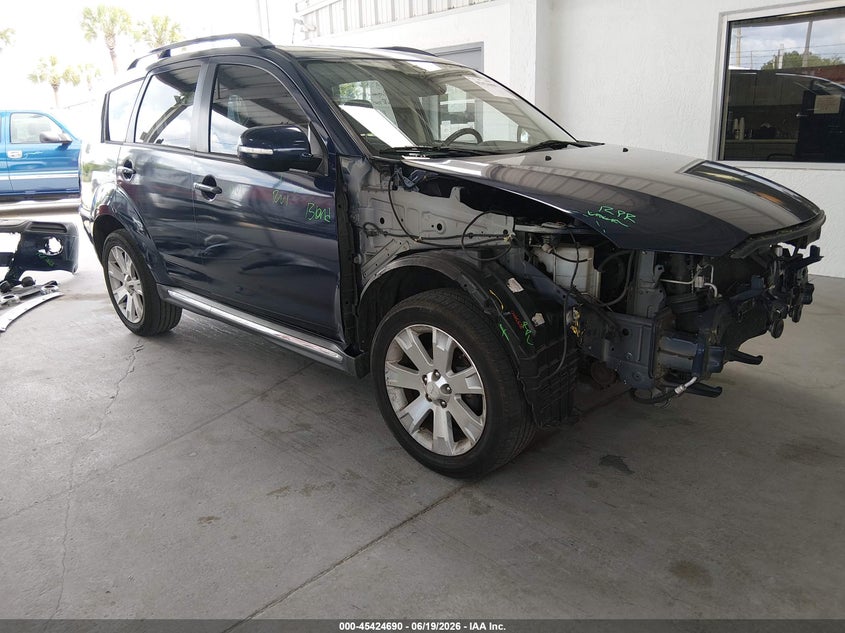 2013 Mitsubishi Outlander VIN JA4AS3AW2DU006510 IAAI salvage auction — FRONT END, Rebuildable (Florida), sold $400 on 2026-07-22 (photo 1)