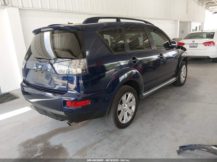 2013 Mitsubishi Outlander VIN JA4AS3AW2DU006510 IAAI salvage auction — FRONT END, Rebuildable (Florida), sold $400 on 2026-07-22 (photo 4)