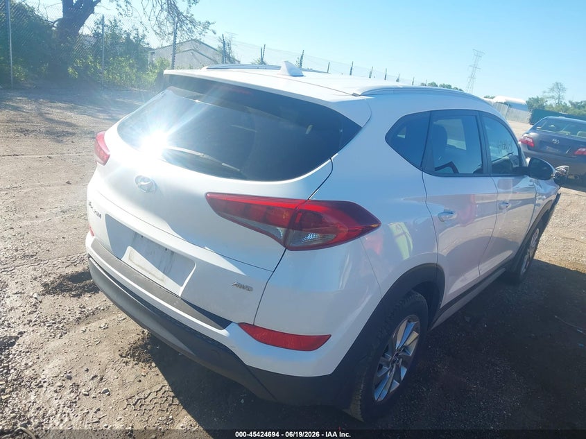 2017 Hyundai Tucson VIN KM8J3CA44HU464830 IAAI salvage auction — FRONT END, Salvage Title, sold $2,600 on 2026-07-28 (photo 4)