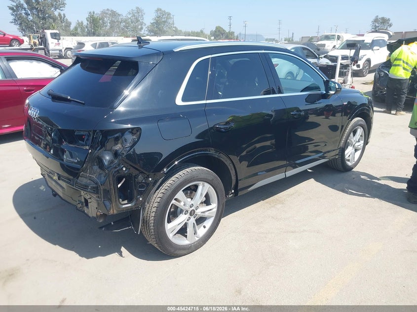 2024 Audi Q3 VIN WA1EECF3XR1203182 IAAI salvage auction — REAR END, Wait Title, sold $12,500 on 2026-08-21 (photo 4)