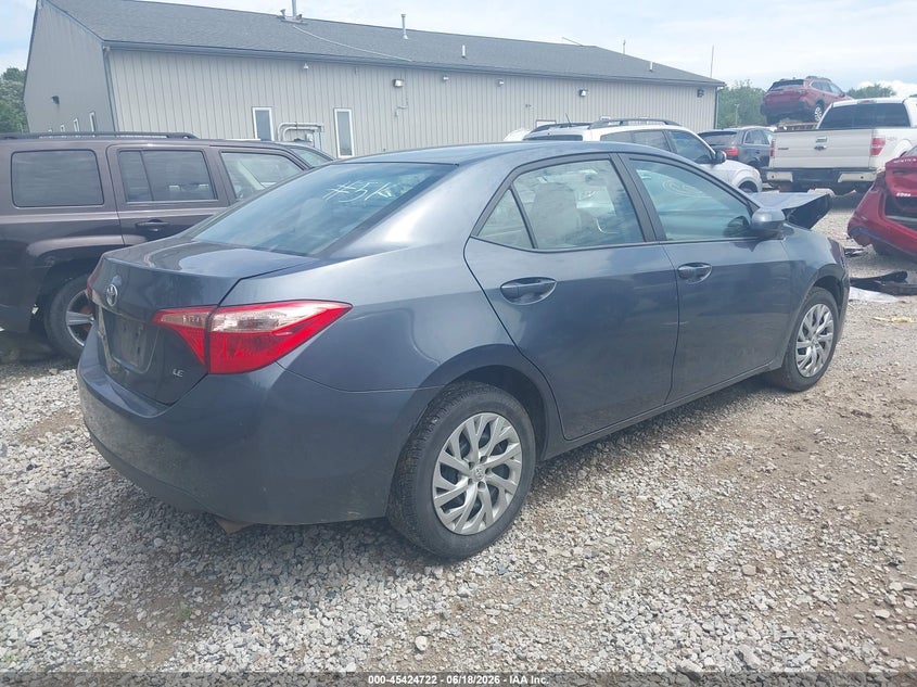 2017 Toyota Corolla VIN 5YFBURHE5HP614707 IAAI salvage auction — FRONT END, Salvage Title, sold $2,400 on 2026-07-29 (photo 4)
