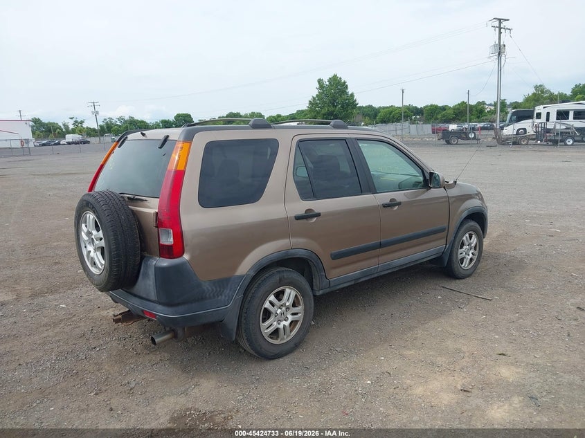 2002 Honda Cr-v VIN SHSRD78852U002046 IAAI salvage auction — RIGHT FRONT, Clear (Virginia), sold $450 on 2026-07-08 (photo 4)