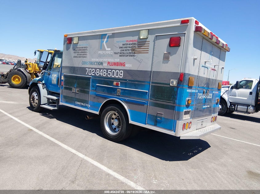 2002 International 4000 series VIN 1HTMNAAM82H550662 IAAI salvage auction — NORMAL WEAR, Clear (Nevada), sold $1,050 on 2026-07-10 (photo 3)