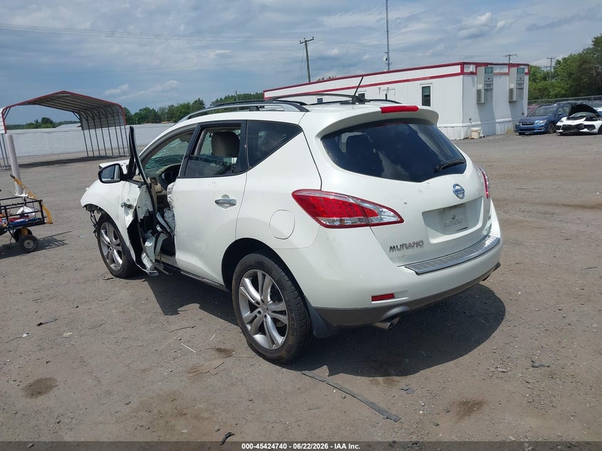 2011 Nissan Murano VIN JN8AZ1MU5BW052743 IAAI salvage auction — FRONT END, Clear (Virginia), sold $300 on 2026-07-14 (photo 3)