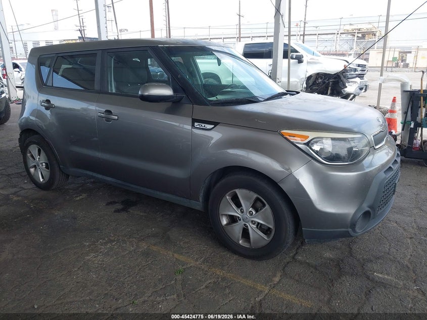 2016 Kia Soul VIN KNDJN2A21G7323606 IAAI salvage auction — REAR END, Salvage (California), sold $775 on 2026-07-09 (photo 1)