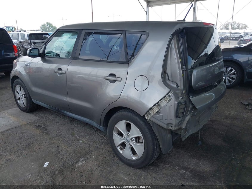 2016 Kia Soul VIN KNDJN2A21G7323606 IAAI salvage auction — REAR END, Salvage (California), sold $775 on 2026-07-09 (photo 3)