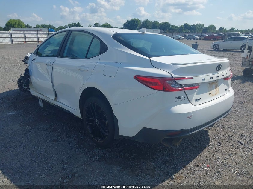 2025 Toyota Camry VIN 4T1DAACK2SU537980 IAAI salvage auction — LEFT FRONT, Salvage (Arkansas), sold $8,600 on 2026-08-01 (photo 3)