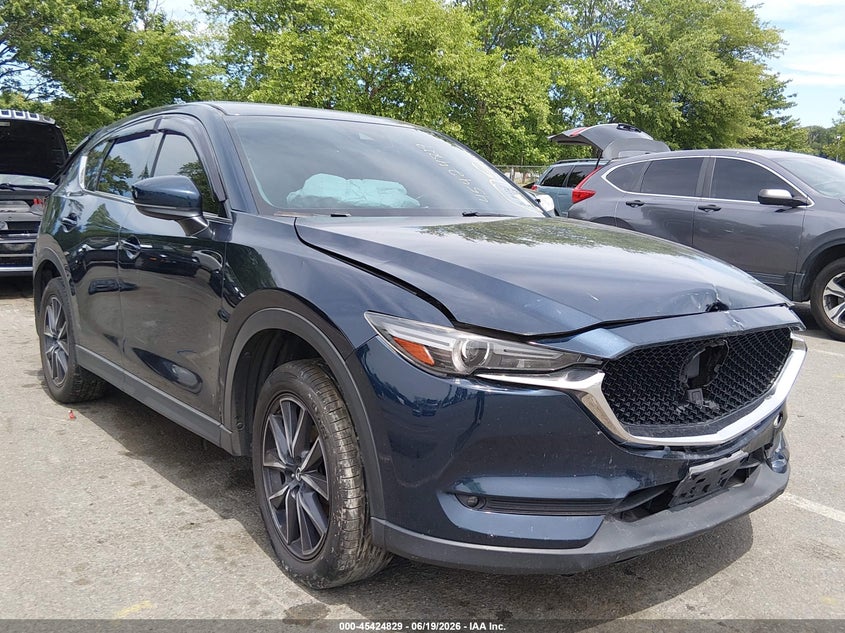 2018 Mazda Cx-5 VIN JM3KFBDM6J0411573 IAAI salvage auction — REAR END, Salvage Title, sold $25 on 2026-07-29 (photo 1)
