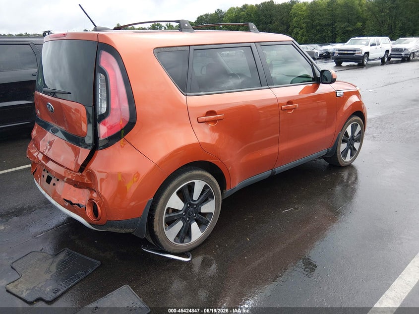 2019 Kia Soul VIN KNDJP3A50K7629893 IAAI salvage auction — REAR END, Salvage Title, sold $550 on 2026-07-29 (photo 4)