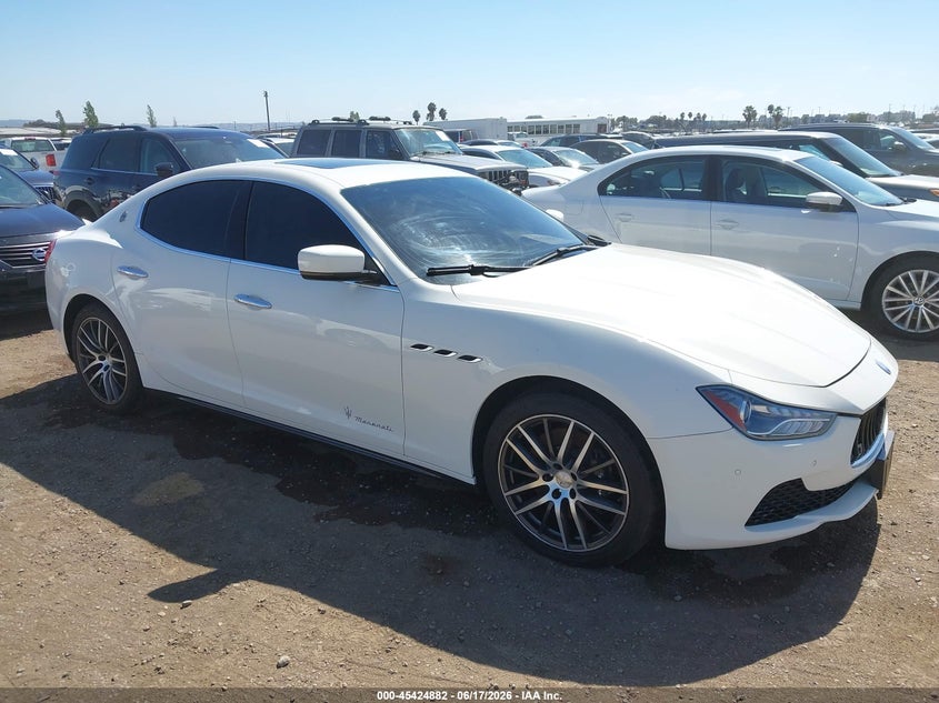 2015 Maserati Ghibli VIN ZAM57XSA0F1131895 IAAI salvage auction — NORMAL WEAR, Clear - Dealer Only (California), sold $1,600 on 2026-07-29 (photo 1)