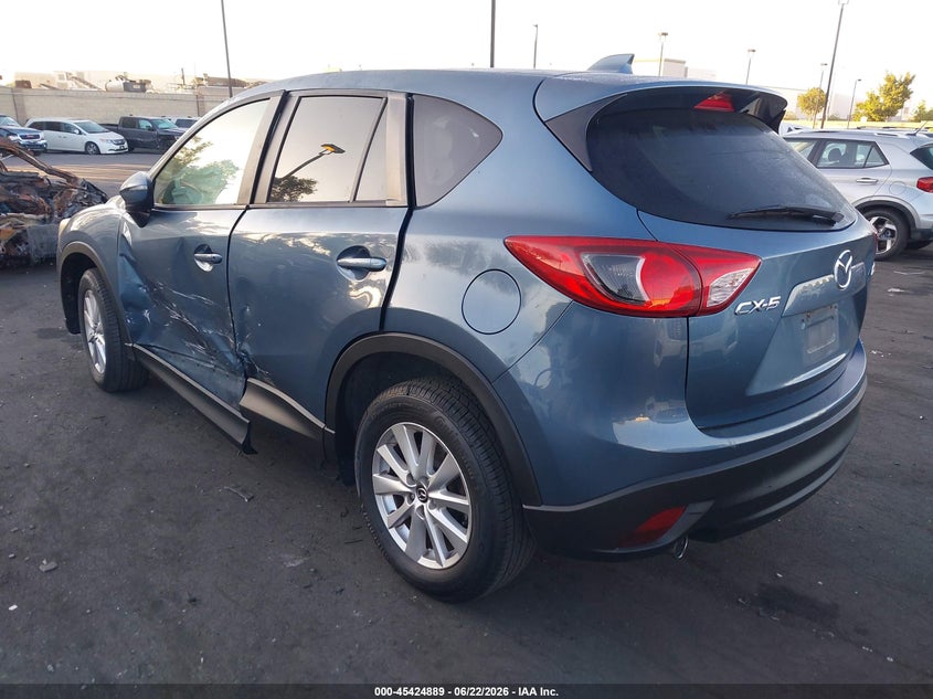 2015 Mazda Cx-5 VIN JM3KE2CY8F0526089 IAAI salvage auction — LEFT SIDE, Salvage Title, sold $3,125 on 2026-07-17 (photo 3)