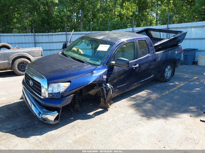2007 Toyota Tundra VIN 5TBBV54167S464694 IAAI salvage auction — LEFT FRONT, Clear (Michigan), sold $2,975 on 2026-07-20 (photo 2)