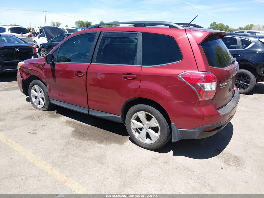 2014 Subaru Forester VIN JF2SJAJC1EH408358 IAAI salvage auction — LEFT SIDE, Salvage (Utah), sold $825 on 2026-07-23 (photo 3)